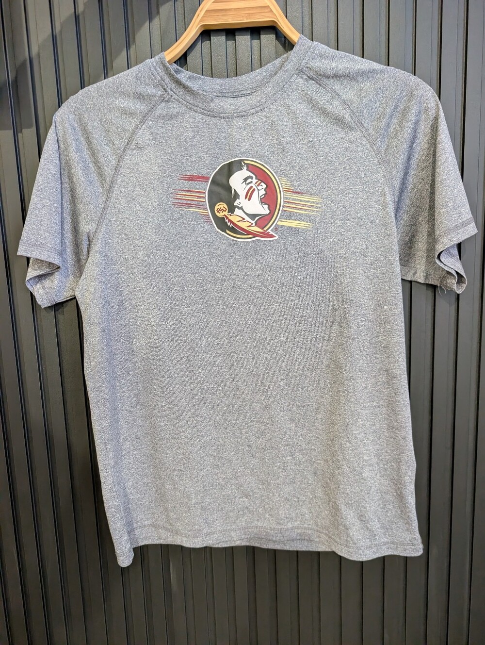 FSU Grey Short-Sleeve Graphic Tee - Team Logo